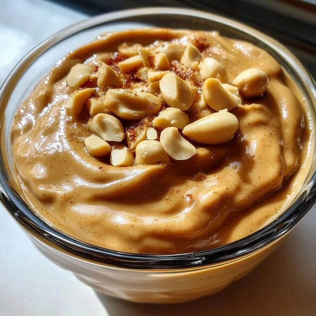 Creamy peanut sauce for dipping and drizzling over dishes