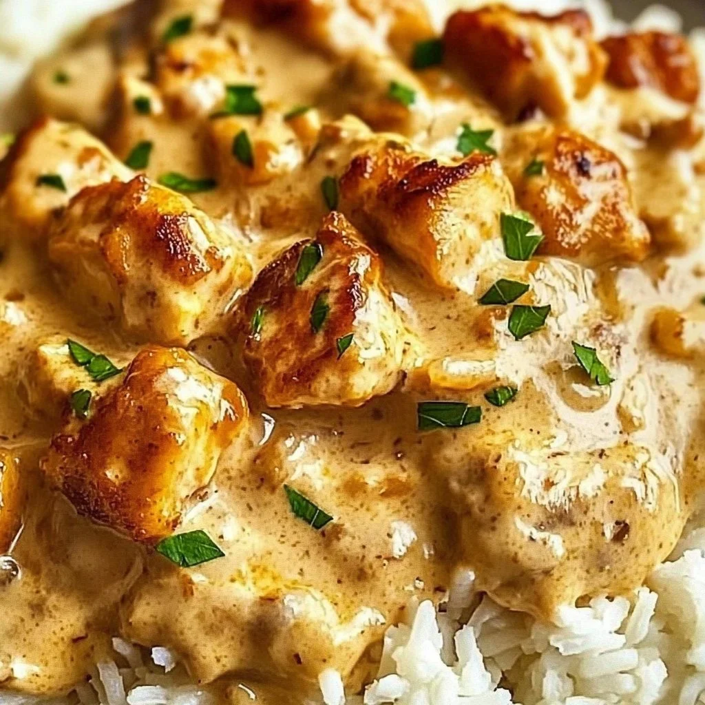 Smothered Chicken and Rice