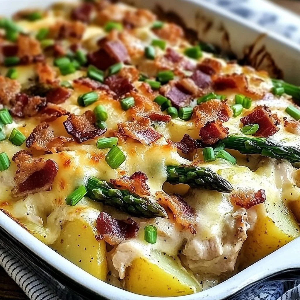 Bacon Chicken Potato Casserole