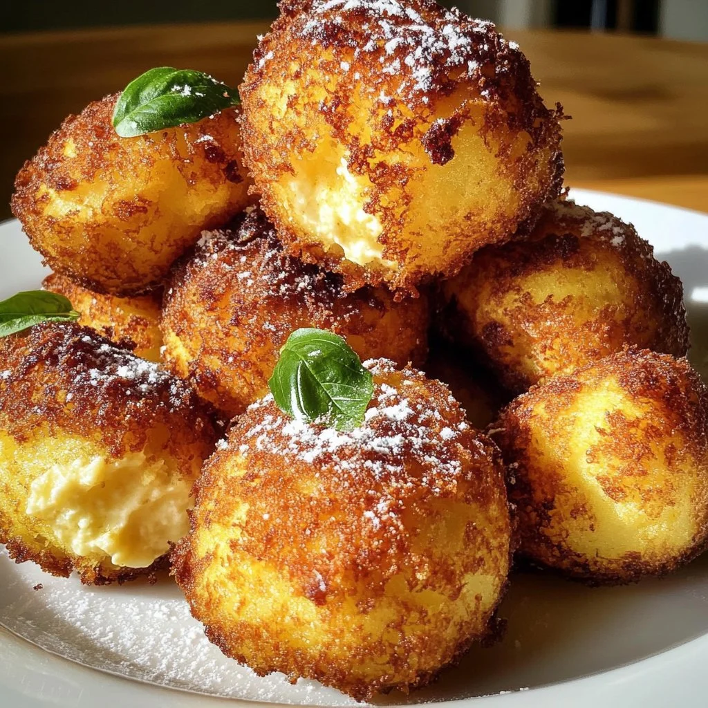 Crispy Golden Italian Limoncello Ricotta