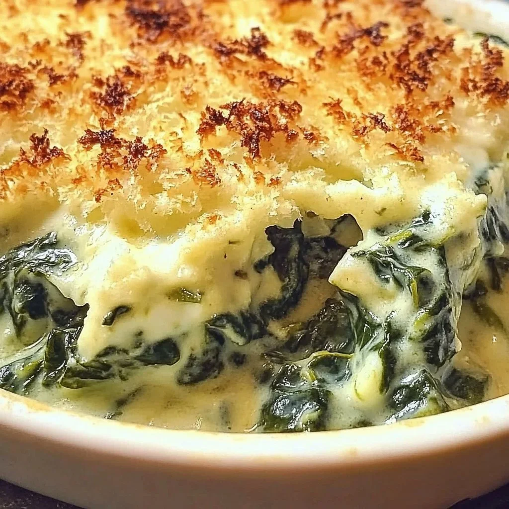Creamy Spinach Bake
