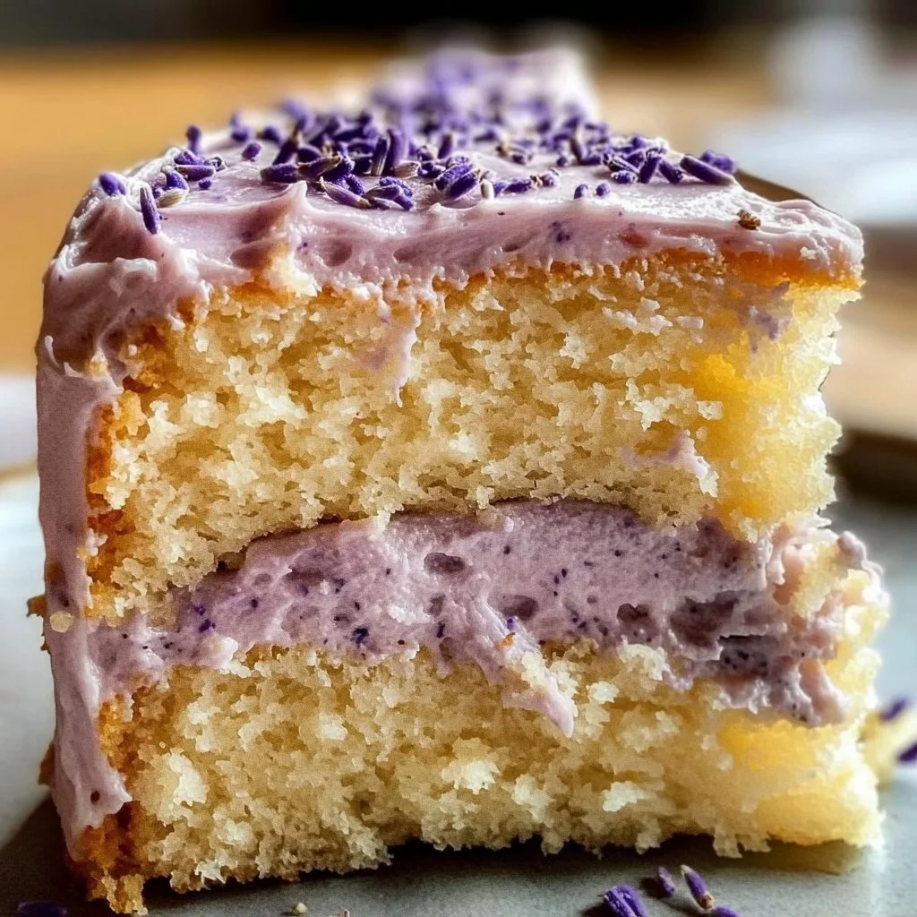 Earl Grey Tea Cake with Lavender Buttercream