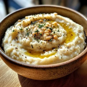 Garlic White Bean Mash