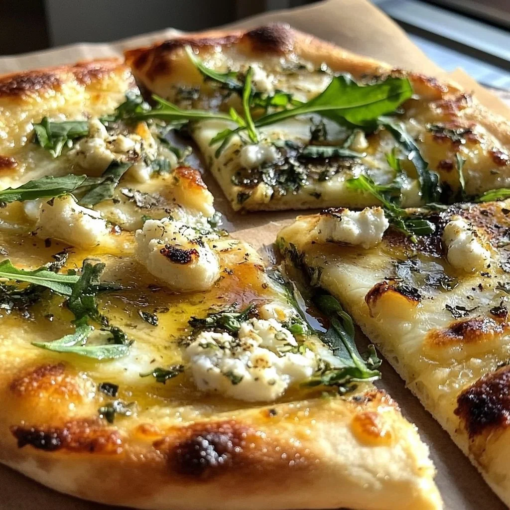 Grilled Honey Goat Cheese Pizza