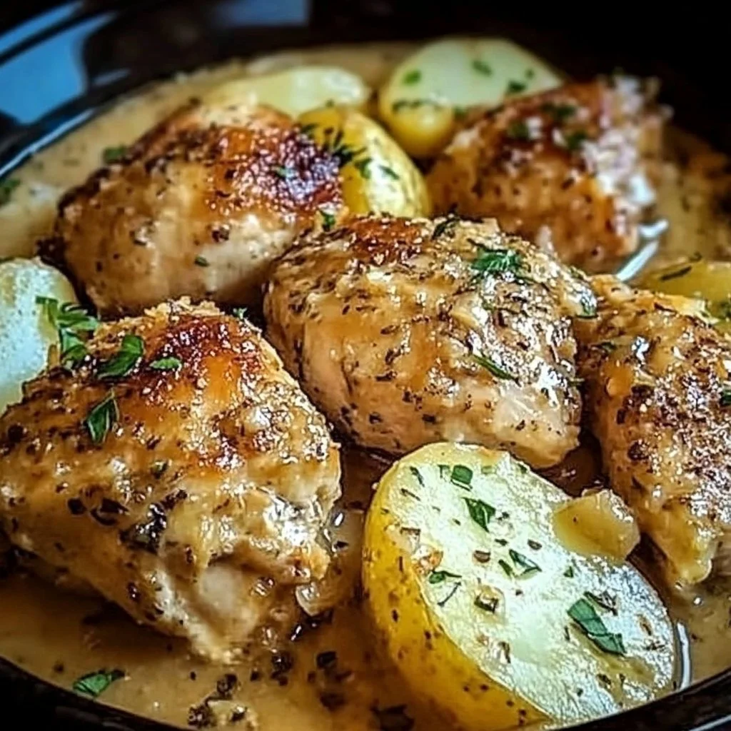 Garlic Parmesan Crockpot