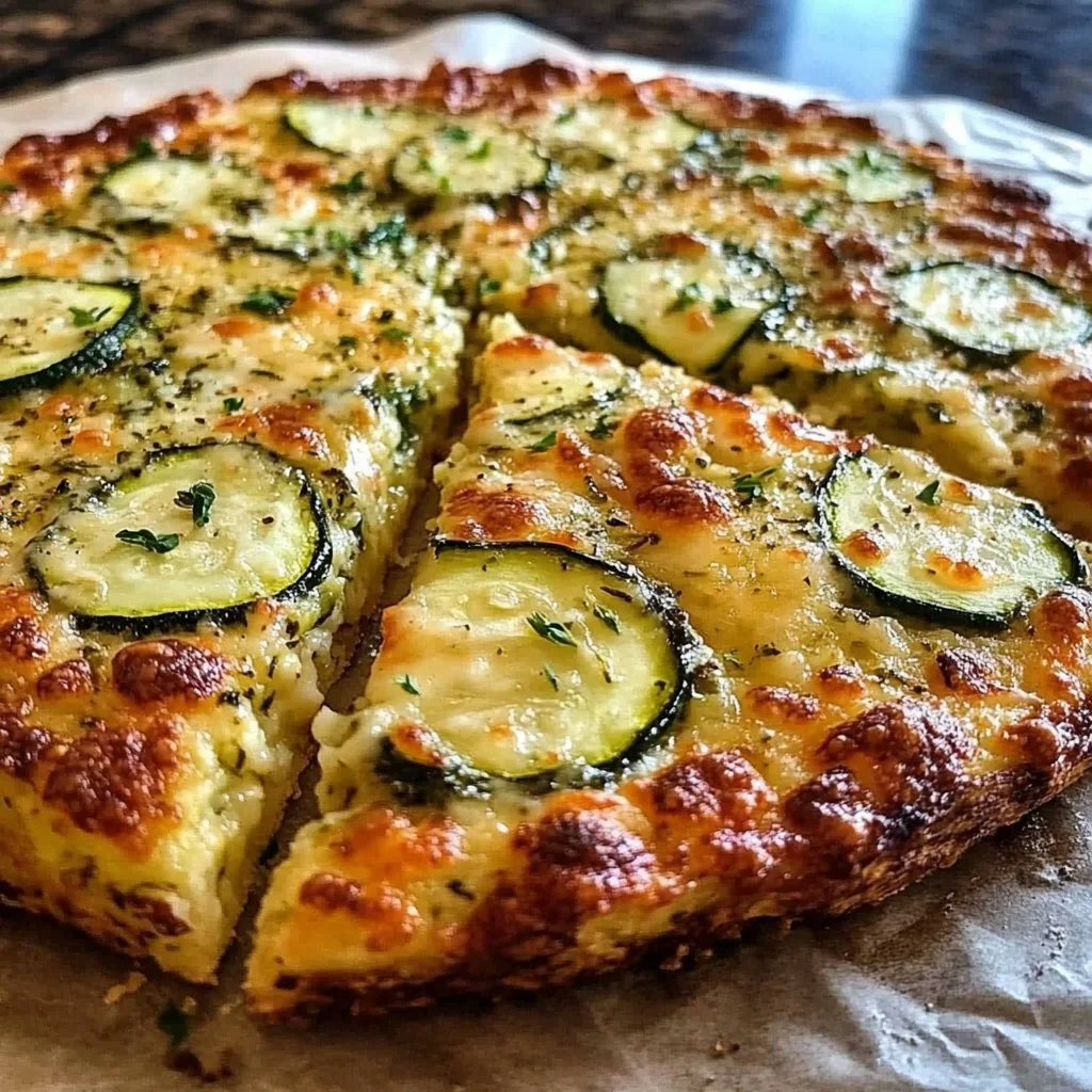 Keto Zucchini Pizza Crust