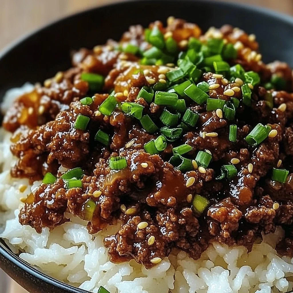 Korean Ground Beef Bowl