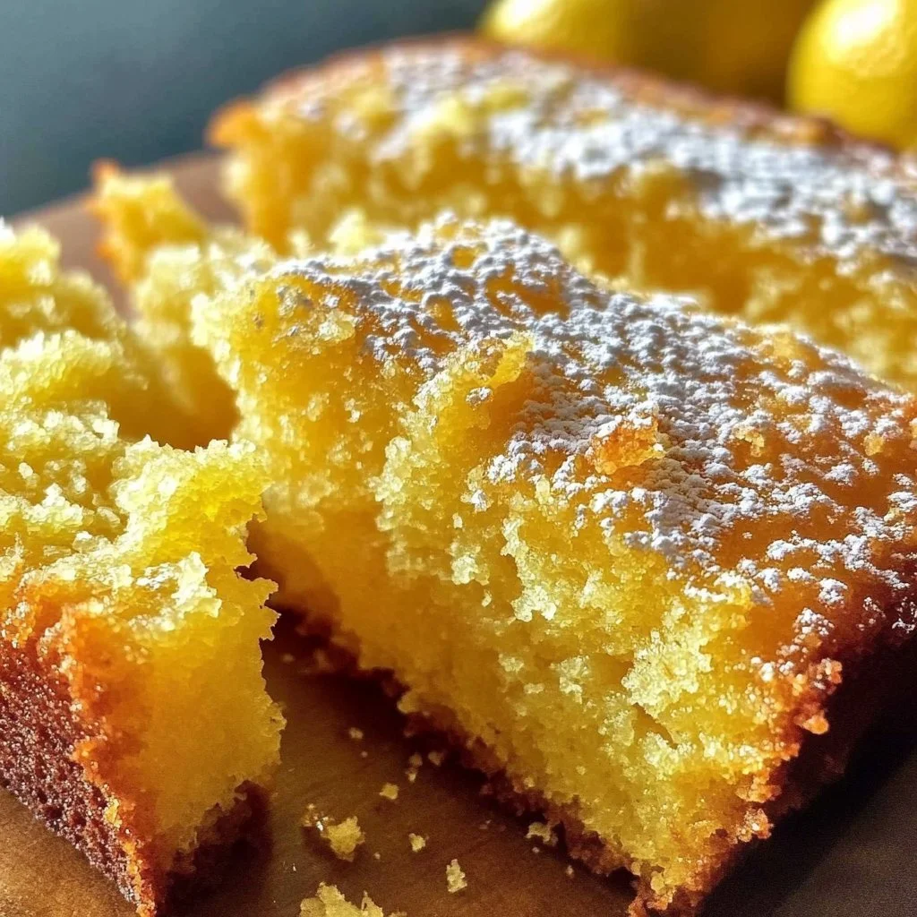Delicious homemade Lemon Drop Cakes topped with fresh lemon zest