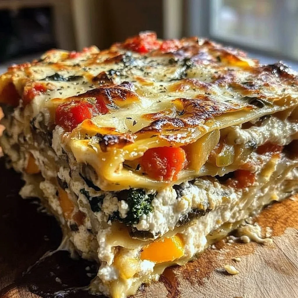 Loaded Veggie White Lasagna