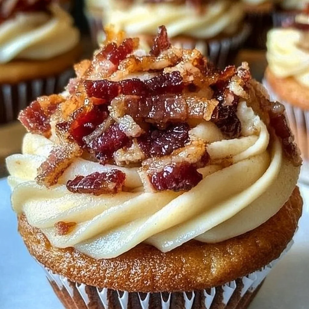 Maple Bacon Cupcakes