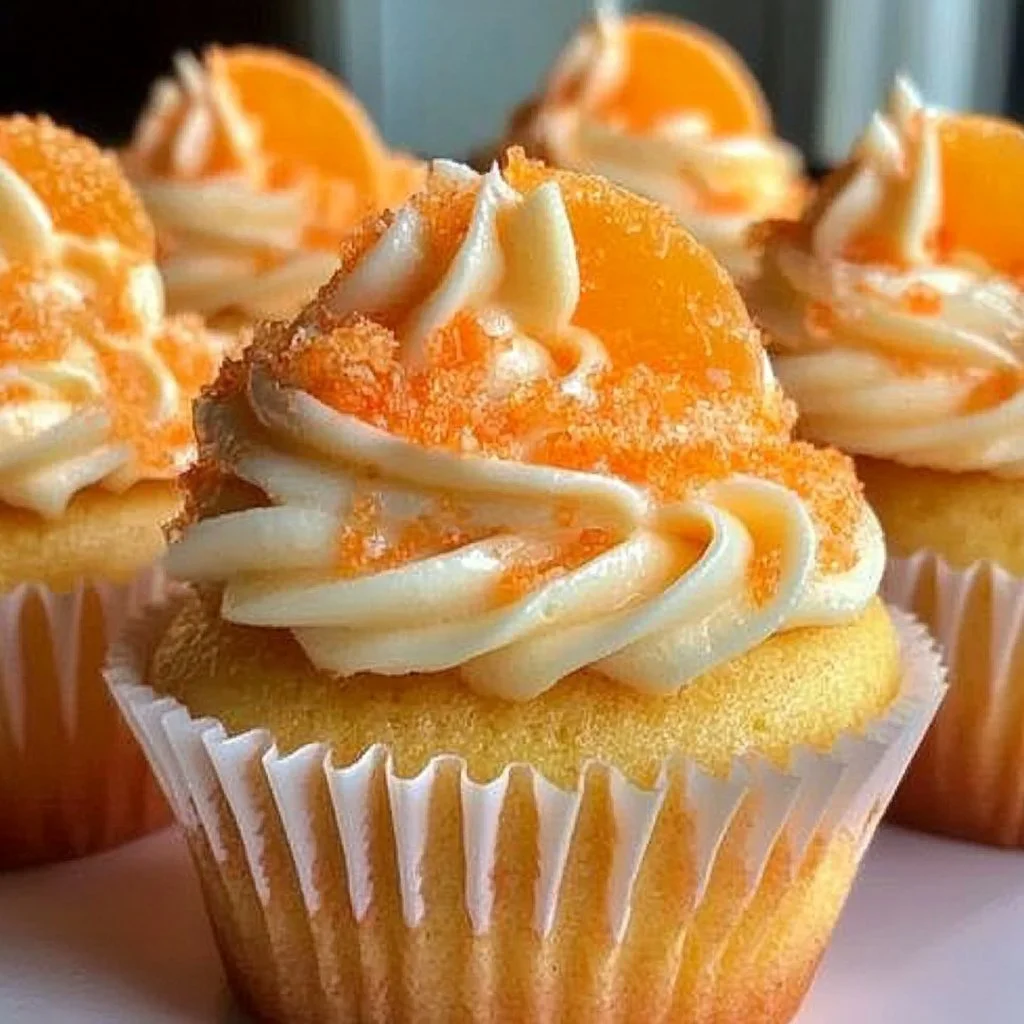 Orange Creamsicle Cupcakes