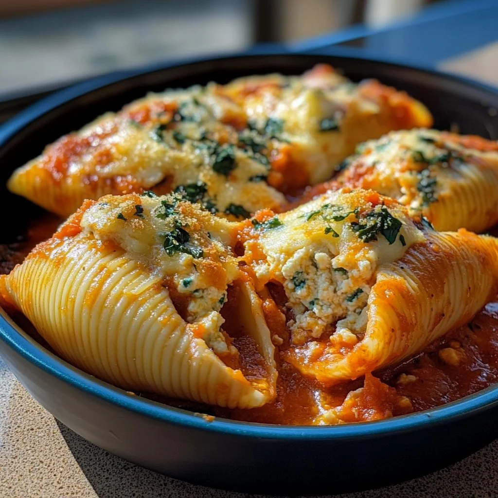 Pumpkin Ricotta Stuffed Shells
