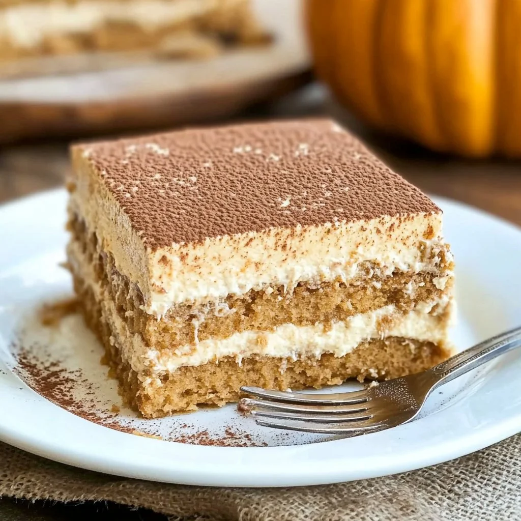 Pumpkin Tiramisu