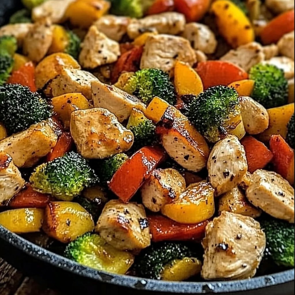 Whip Up a Healthy Chicken and Vegetables Skillet in Just 30 Minutes!