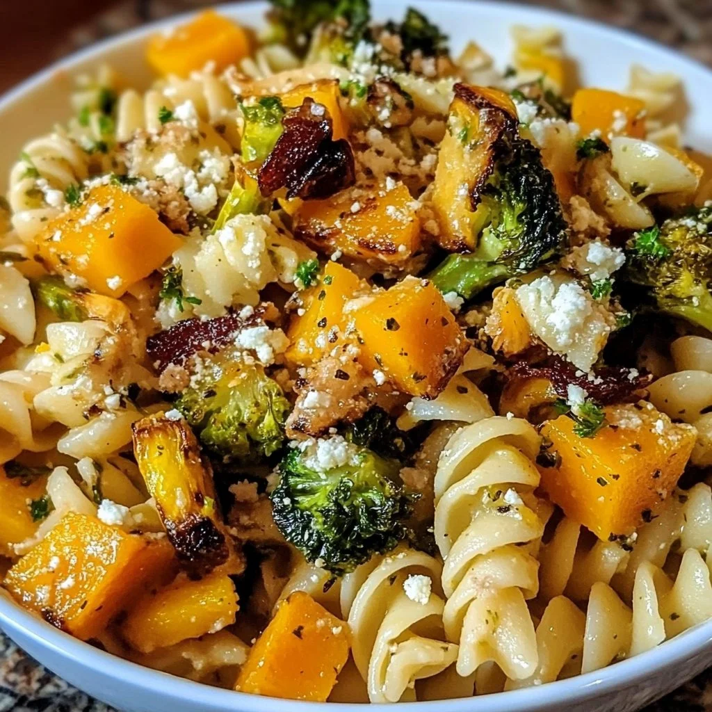Fall Pasta Salad with Butternut Squash