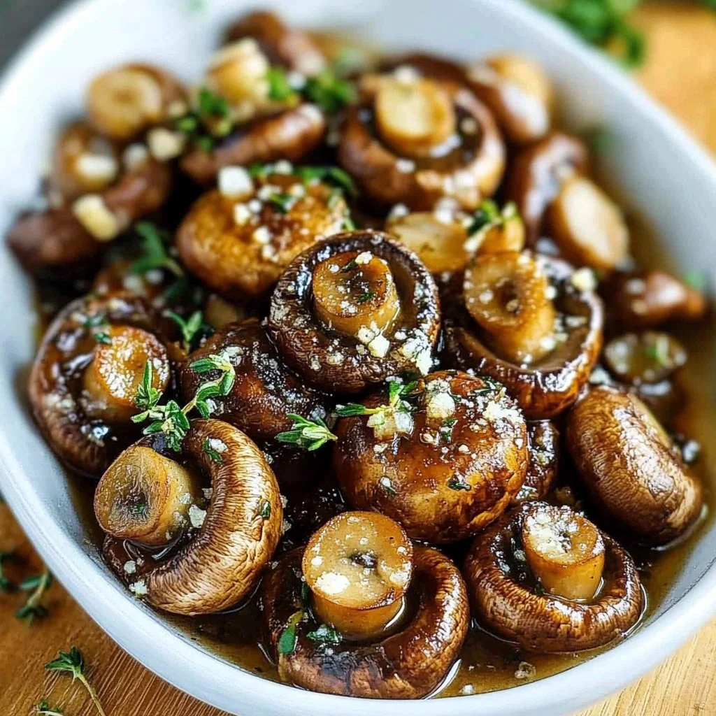 Roasted Mushrooms with Browned Butter