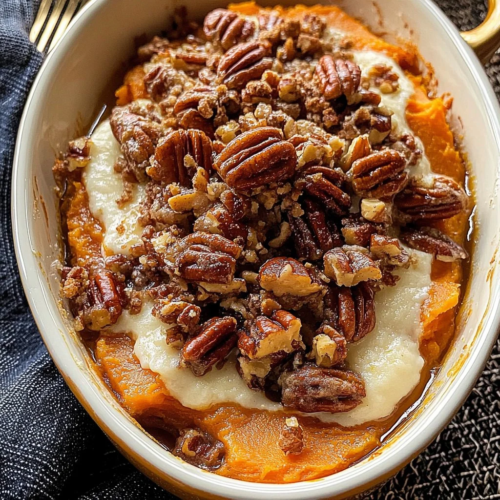 Southern Maple Sweet Potato Casserole