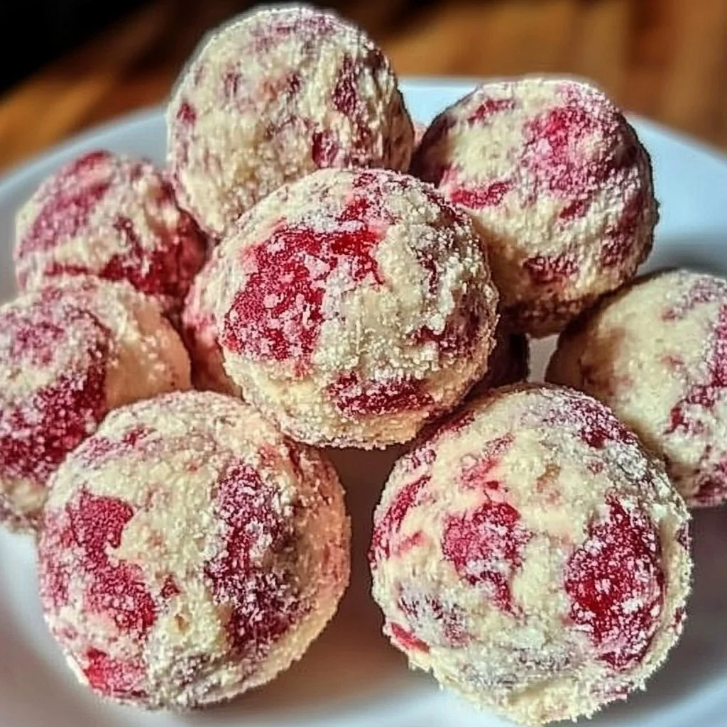 Strawberry Cheesecake Protein Balls