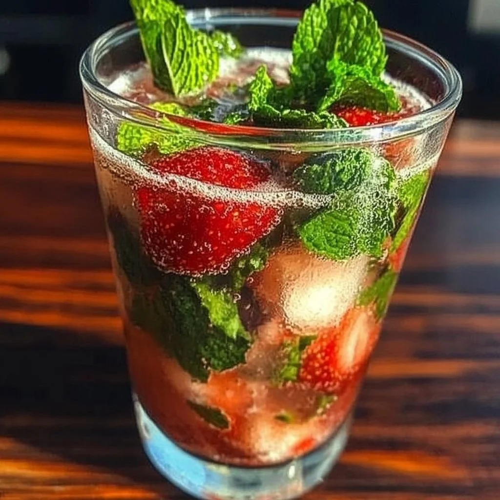 Strawberry Mint Mojito