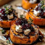 Sweet Potato Rounds with Goat Cheese