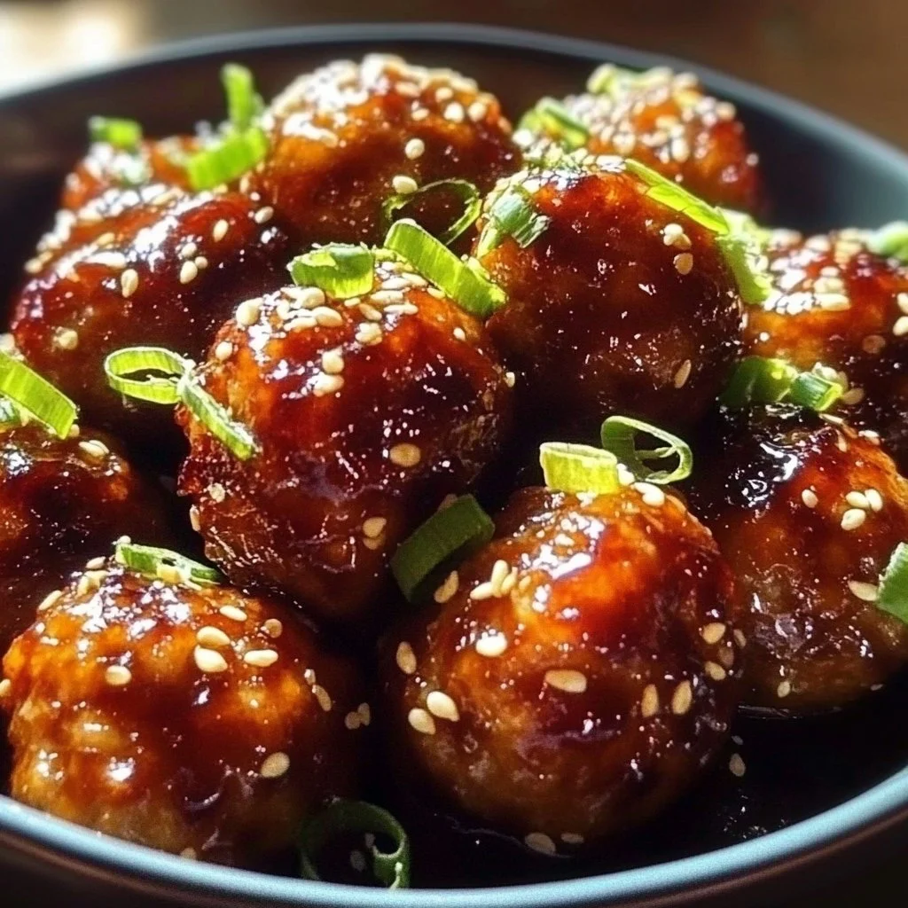 Teriyaki Chicken Meatballs