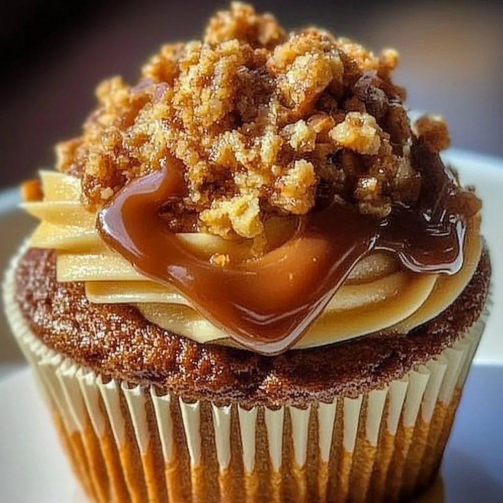 Toffee Crunch Cupcakes
