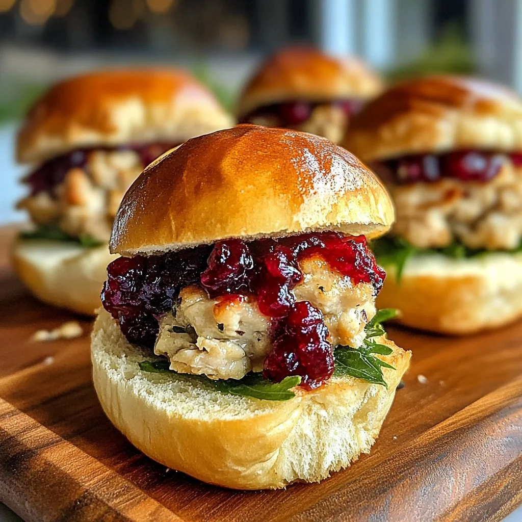 Turkey Cranberry Sliders