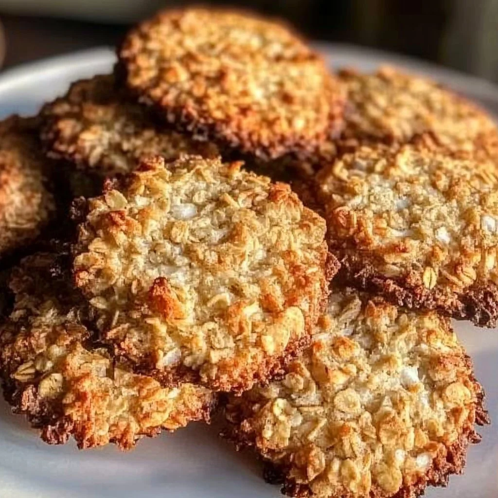Vegan Coconut Oatmeal Cookies