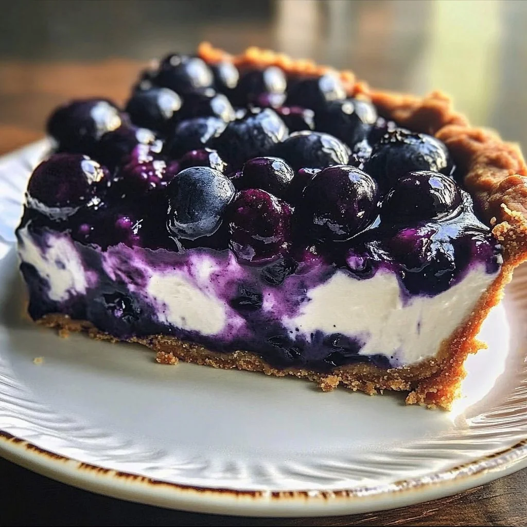 Blueberry Cream Pie Vegan Gluten Free