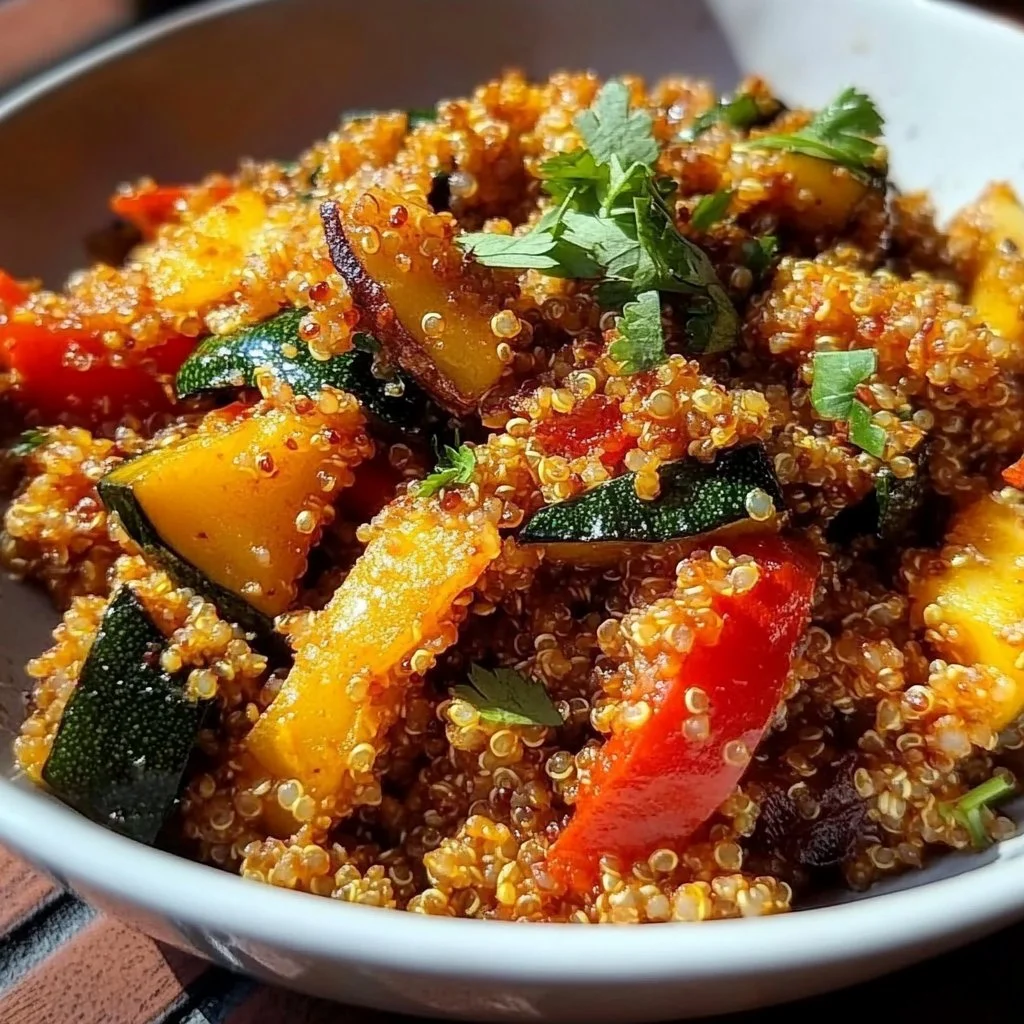 Vegetarian Quinoa and Vegetable Main Dish
