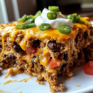 Delicious Walking Taco Casserole served in a bowl with toppings.