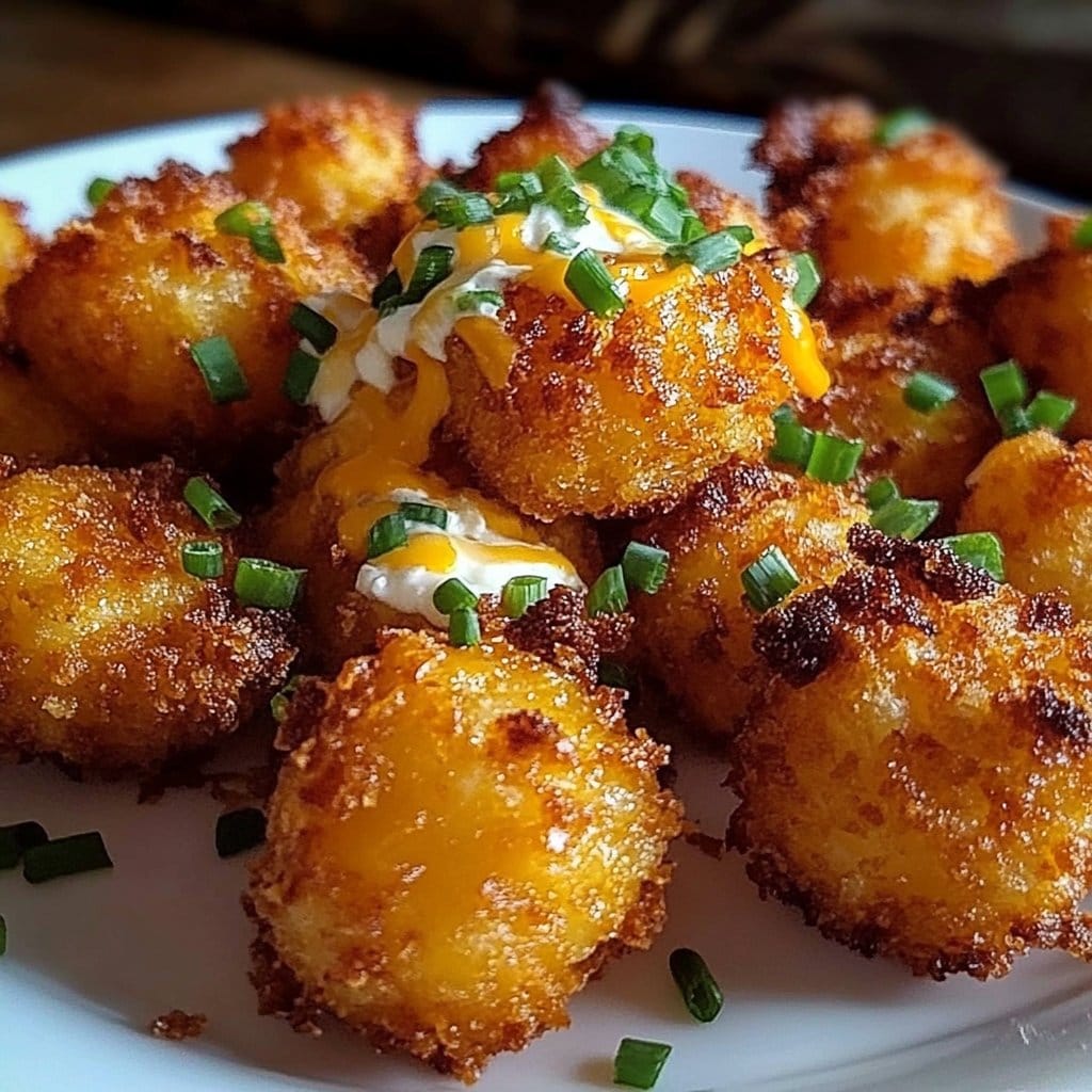 Crispy Cheesy Tater Tot Appetizers