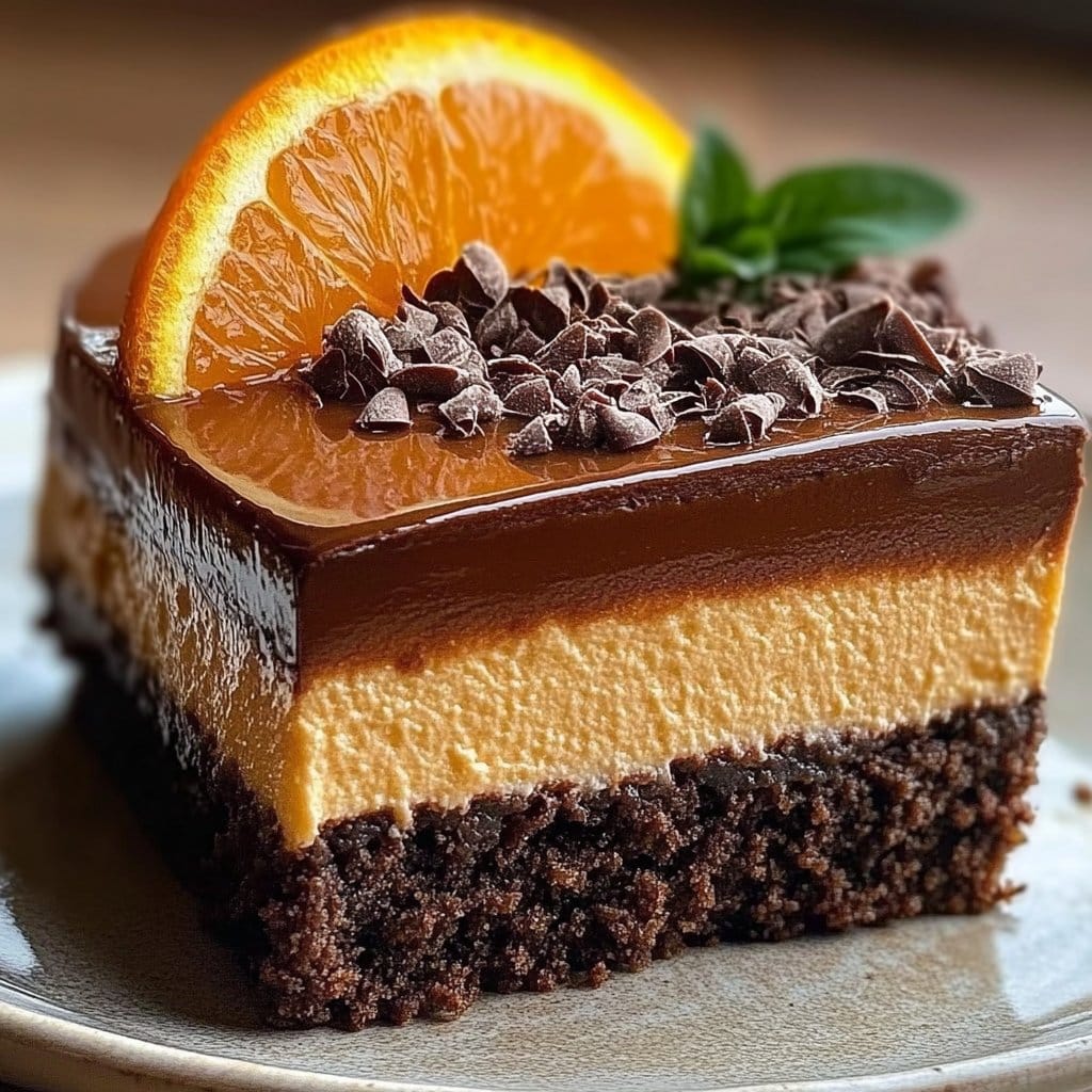 Chocolate Orange Cheesecake