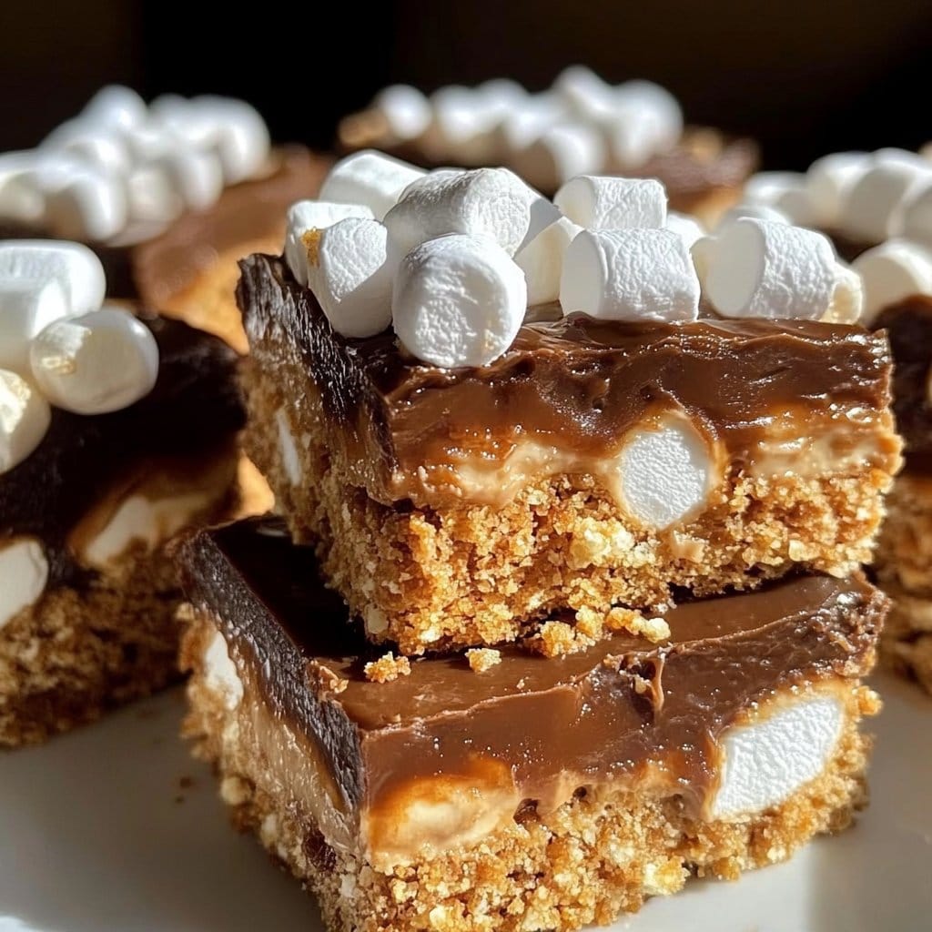 Marshmallow Peanut Butter Squares