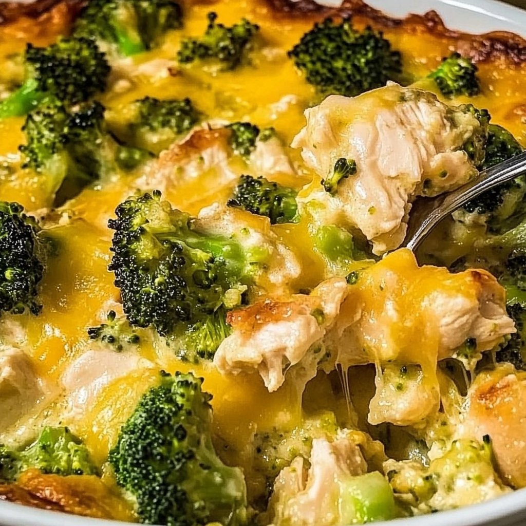 Keto Cheesy Crockpot Chicken and Broccoli Casserole