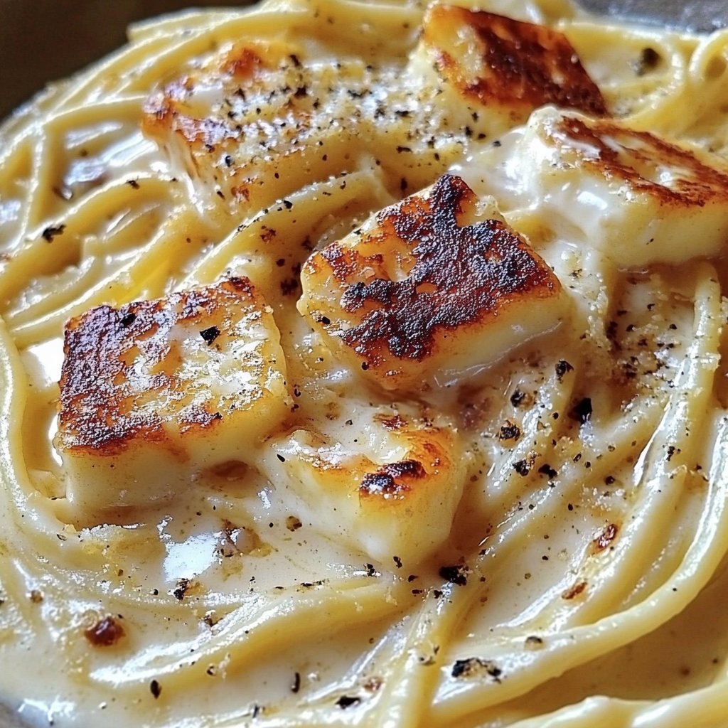 Halloumi Carbonara: 25 Minutes to Creamy Deliciousness
