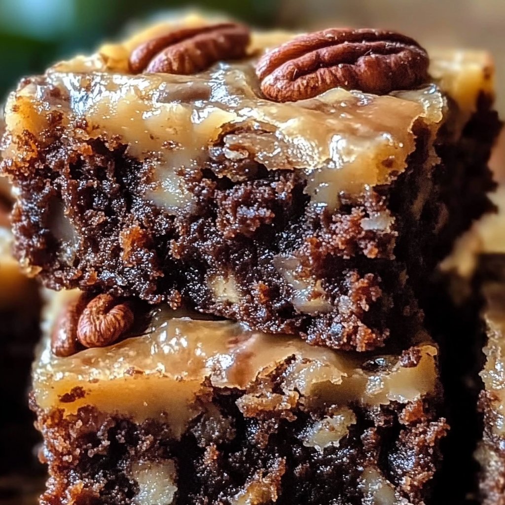 German Chocolate Pecan Brownies