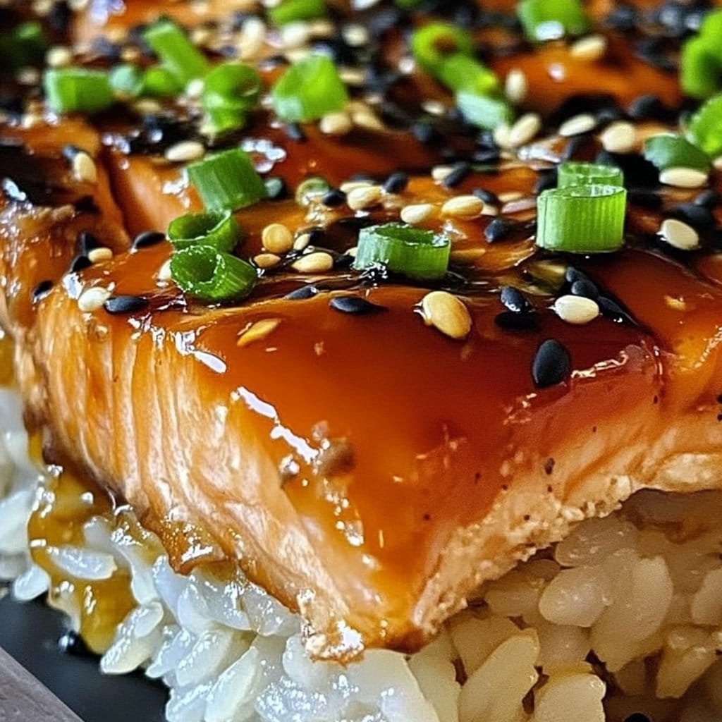 Easy Spicy Salmon Sushi Bake