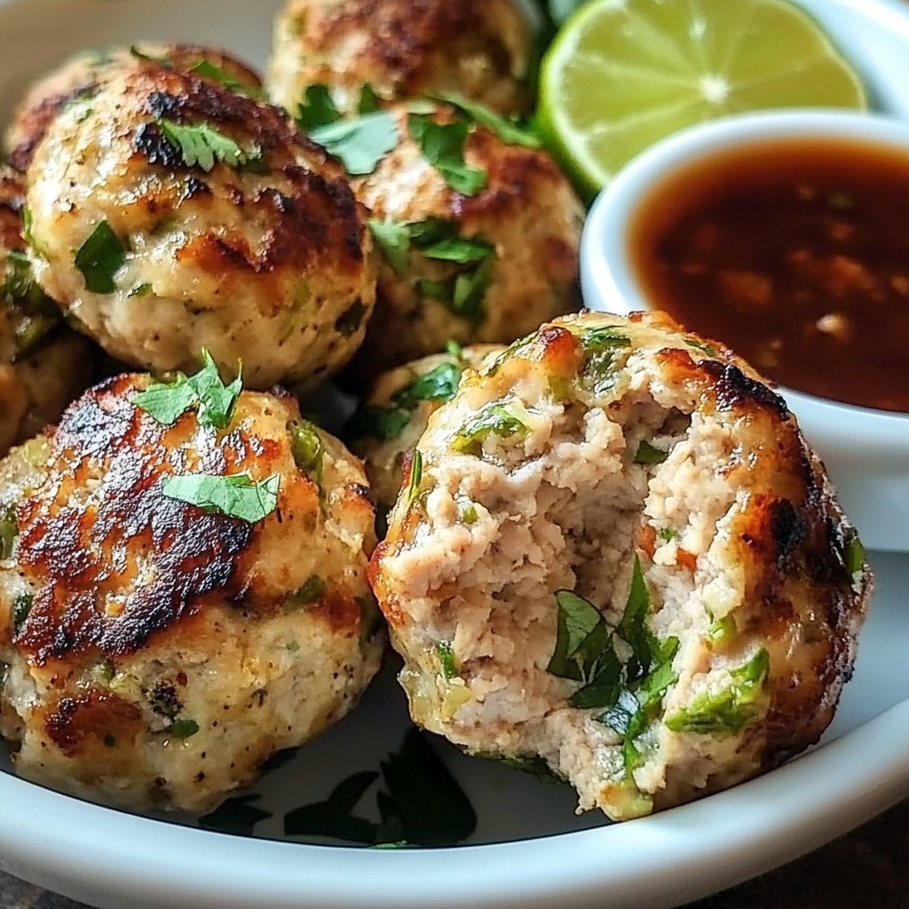 Cilantro Lime Turkey Meatballs for a Flavorful Feast