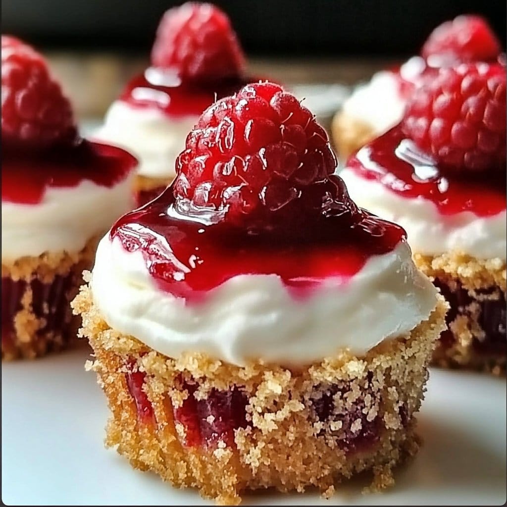 No-Bake Raspberry Cheesecake Cups