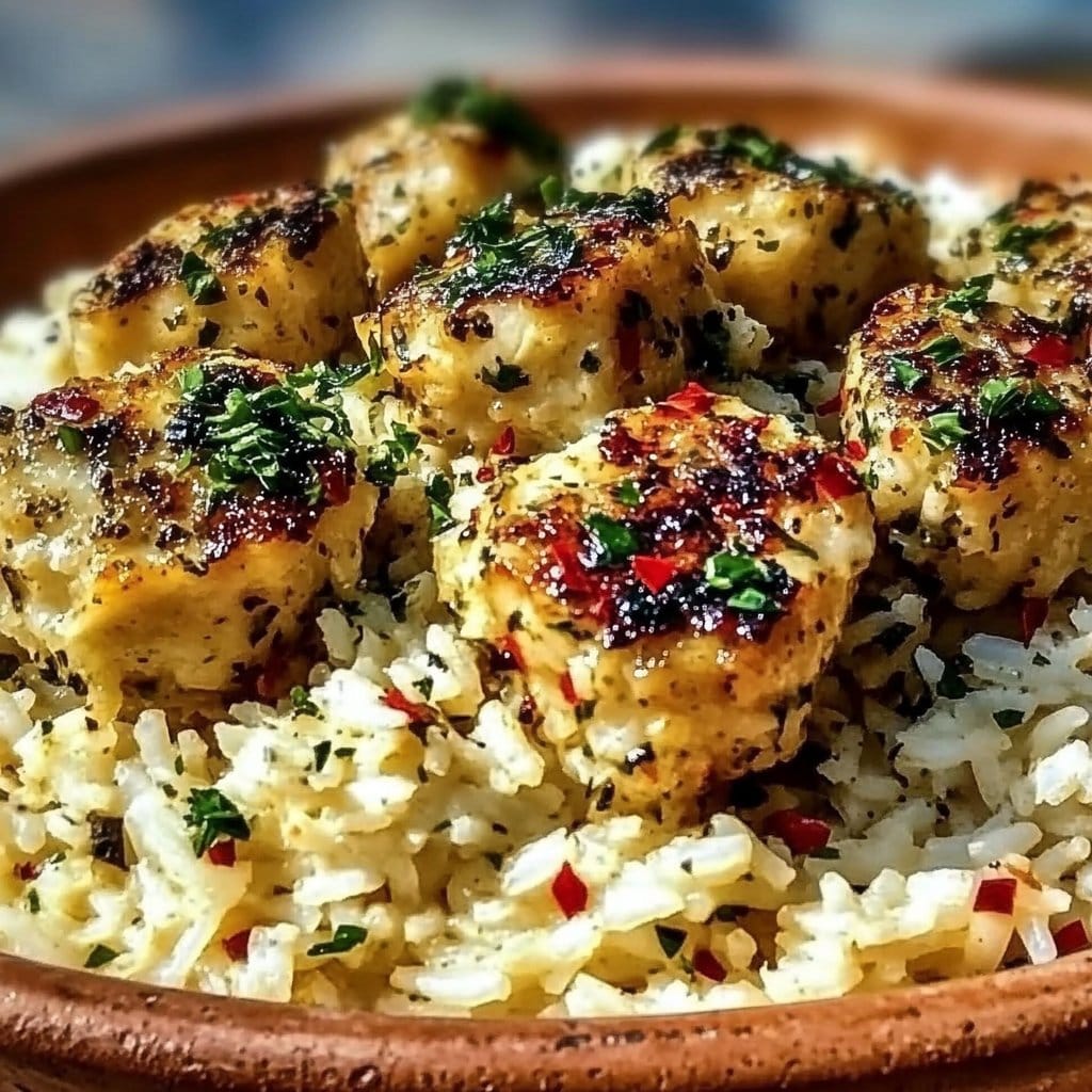 Creamy Garlic Parmesan Rice