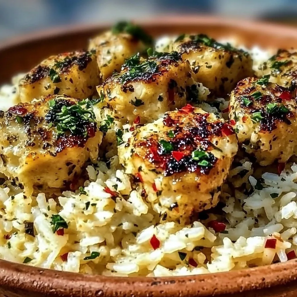 Creamy Garlic Parmesan Rice