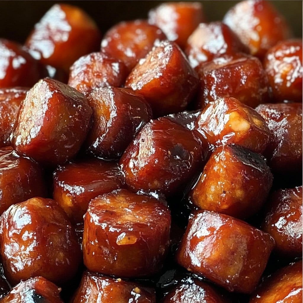 BBQ Sausage Bites Easy
