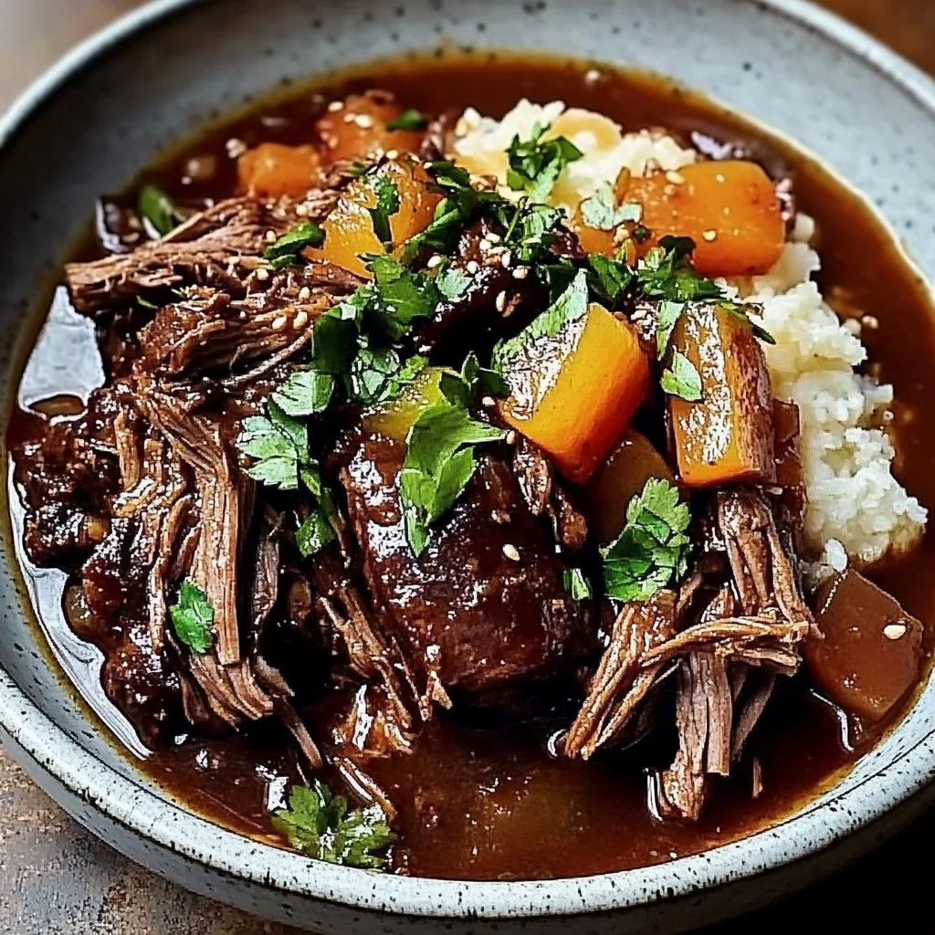 Irresistible Korean Style Pot Roast