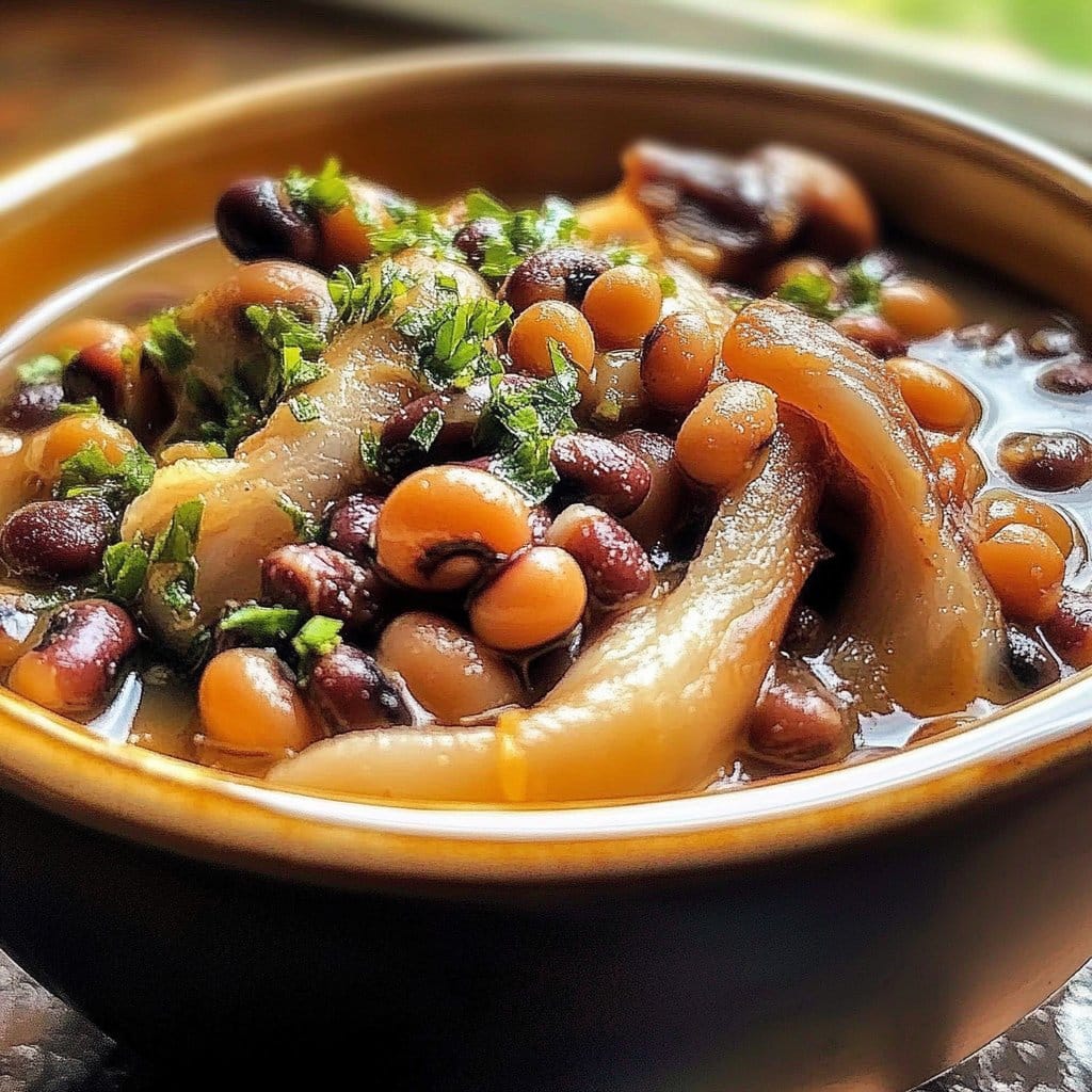 Southern Black Eyed Peas and Neck Bones