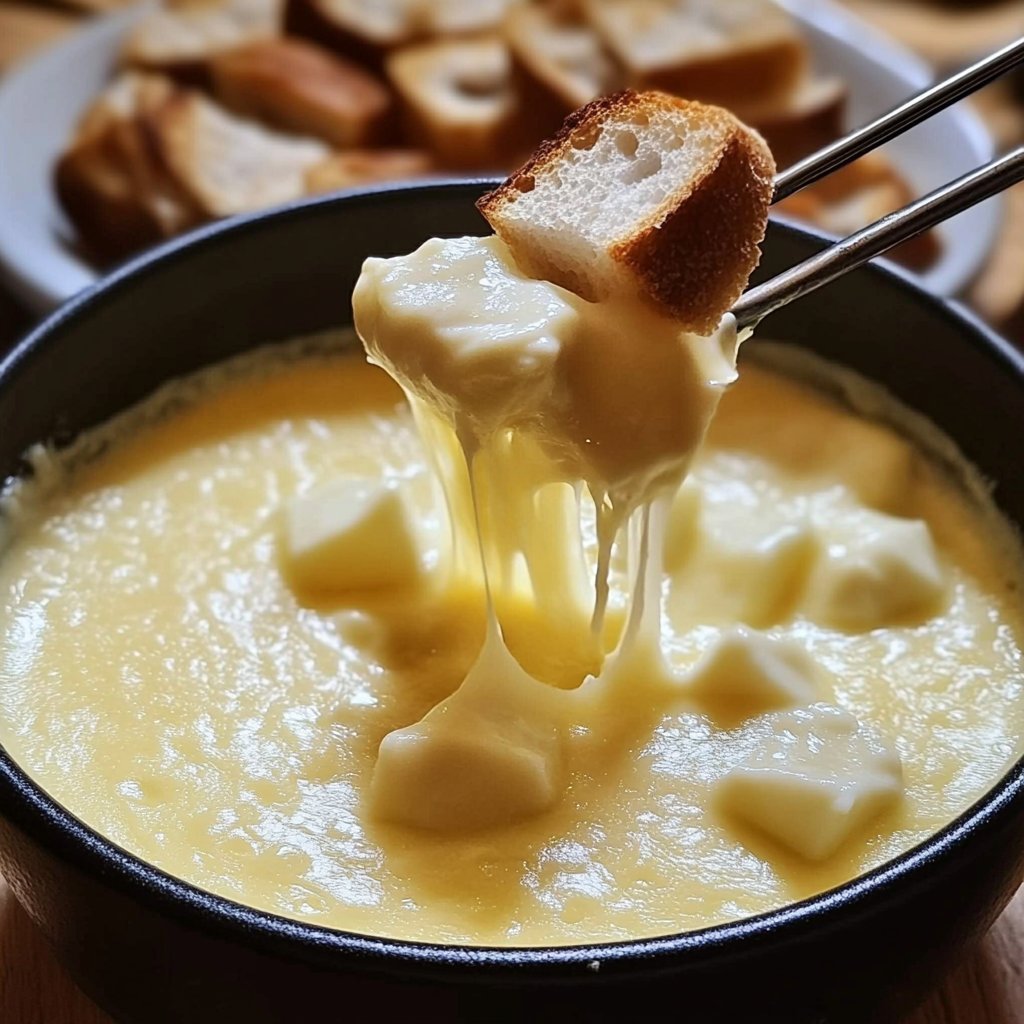 Classic Swiss Cheese Fondue