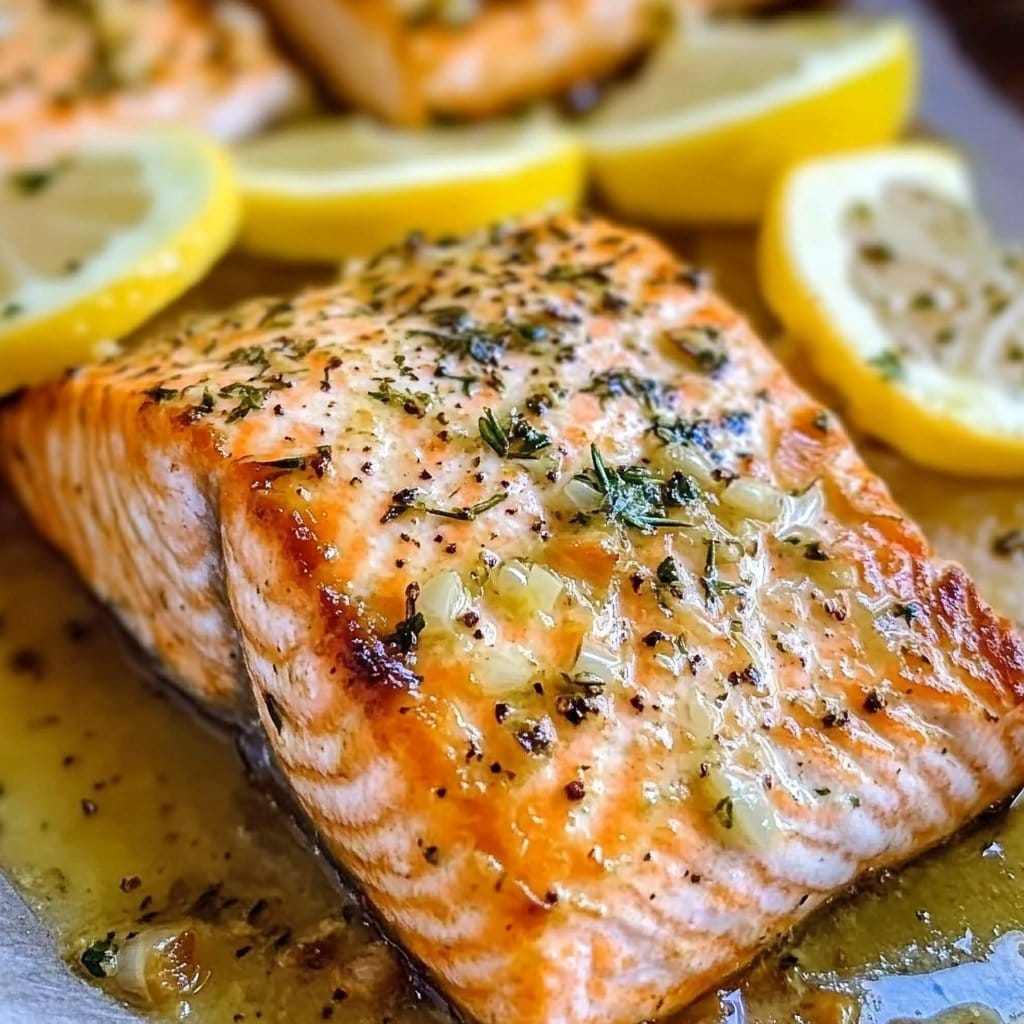 Sheet Pan Lemon Garlic Salmon