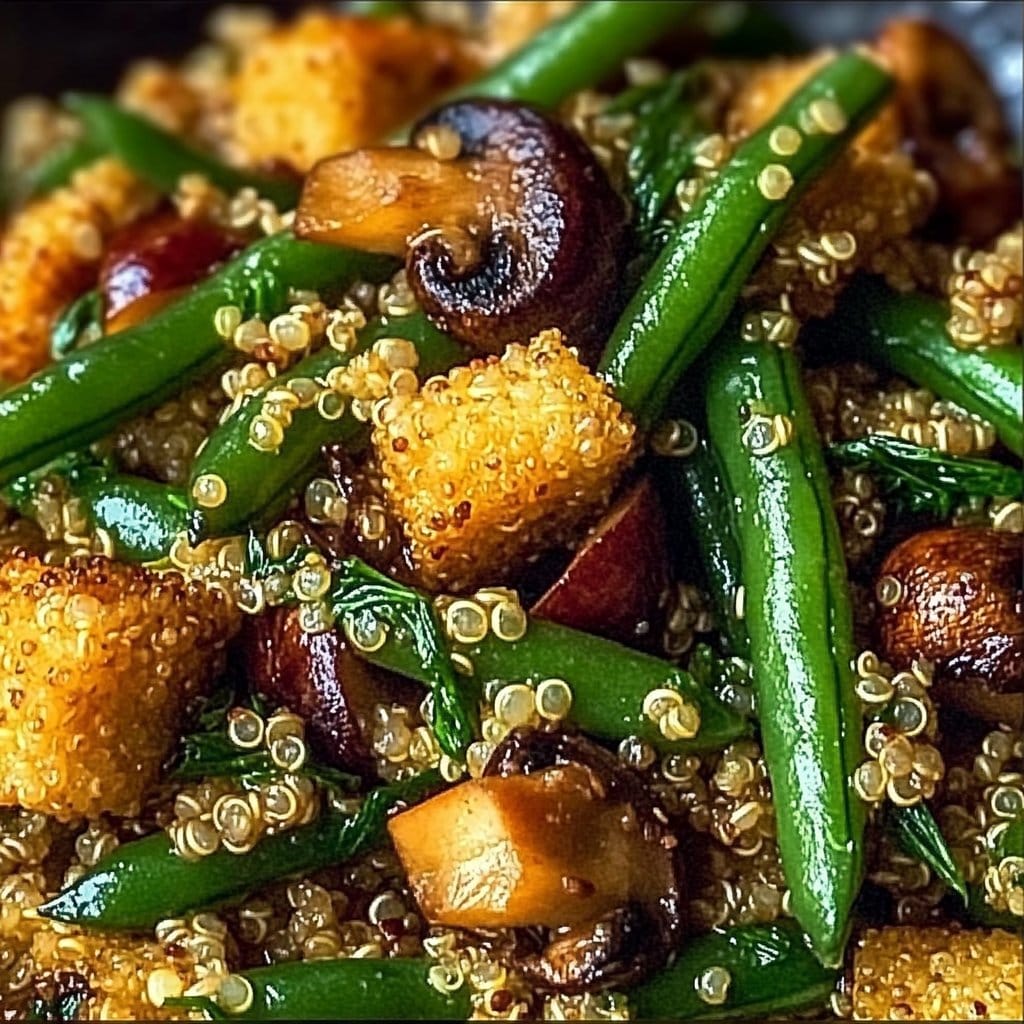 Quinoa Green Bean & Mushroom Medley
