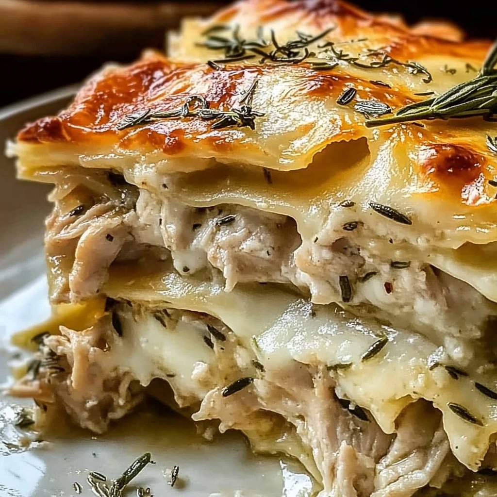 Rosemary Chicken Lasagna Layers