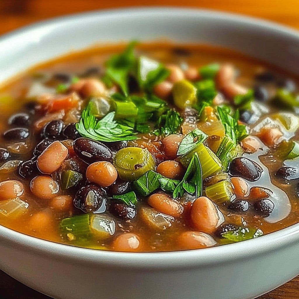 Black Eyed Peas and Okra Soup